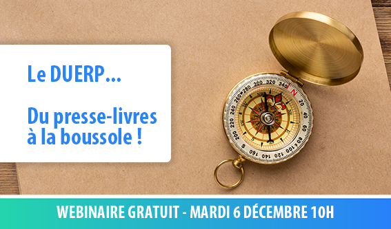 Webinaire GEST – DUERP : du presse-livres à la boussole