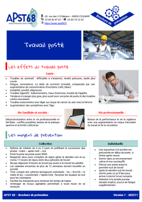Travail posté