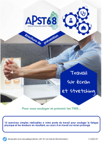 Travail sur écran et stretching