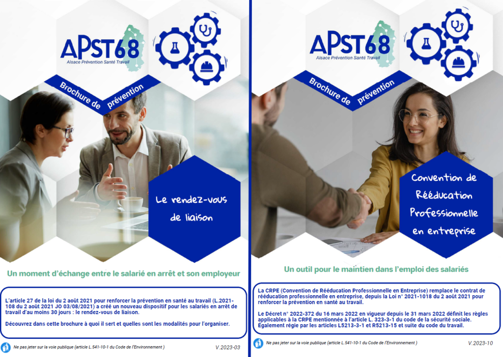 Nouvelles brochures APST68